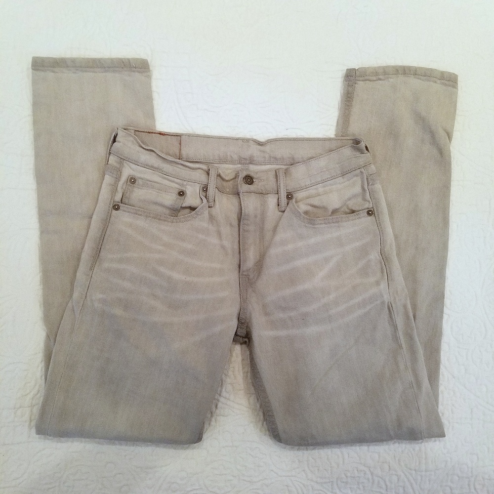 Levi's 511 Light Gray Jeans 31 x 30